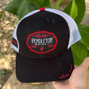 Pendleton Whiskey Black and White Cap